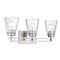 Z-Lite Lyna Vanity, 3-Light, 22 In.W x 6.5 In.L x 9 In.H, Brushed Nickel/Clear 823-3V-BN - alternate 5